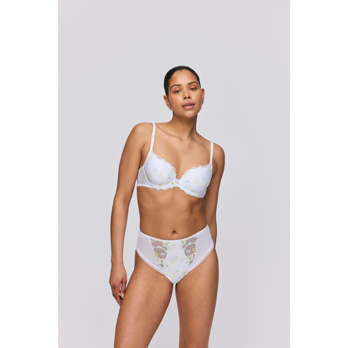 Soutien gorge rembourré - forme coeur CHEN blanc - white yacht, MARIE JO