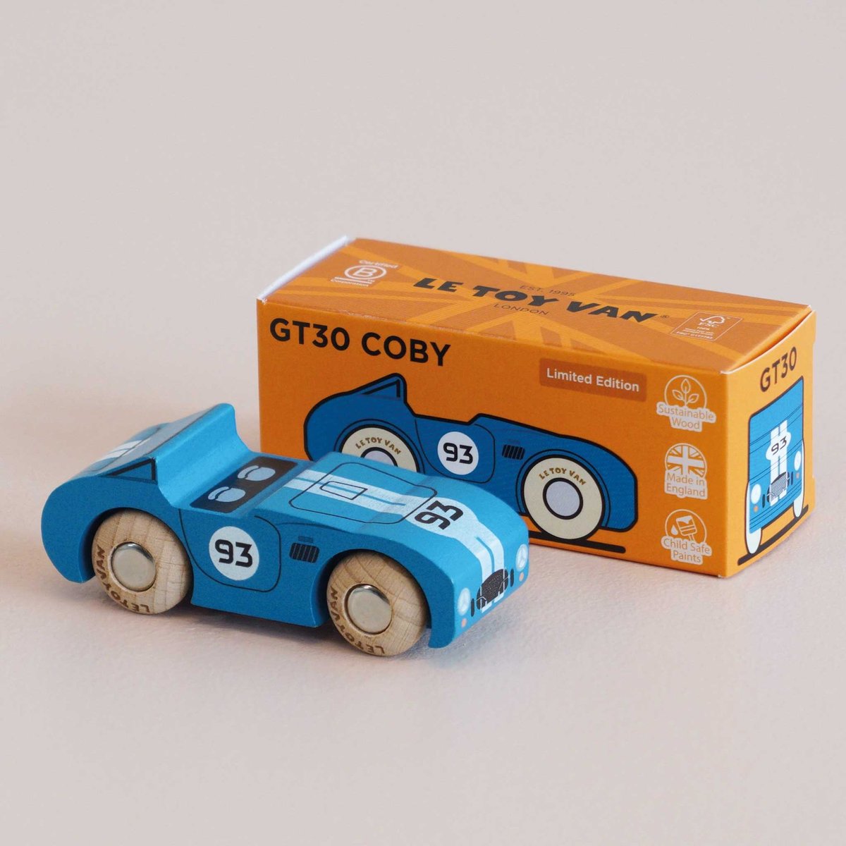 Voiture Coby No 5 bleu, LE TOY VAN