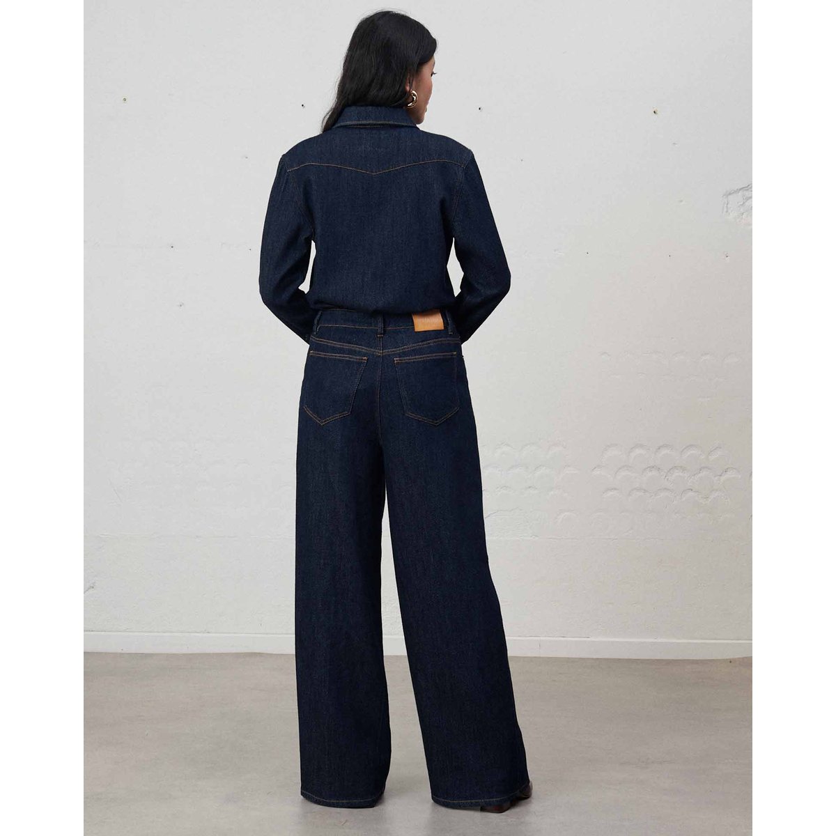 Chemise en jean dark blue, LABDIP