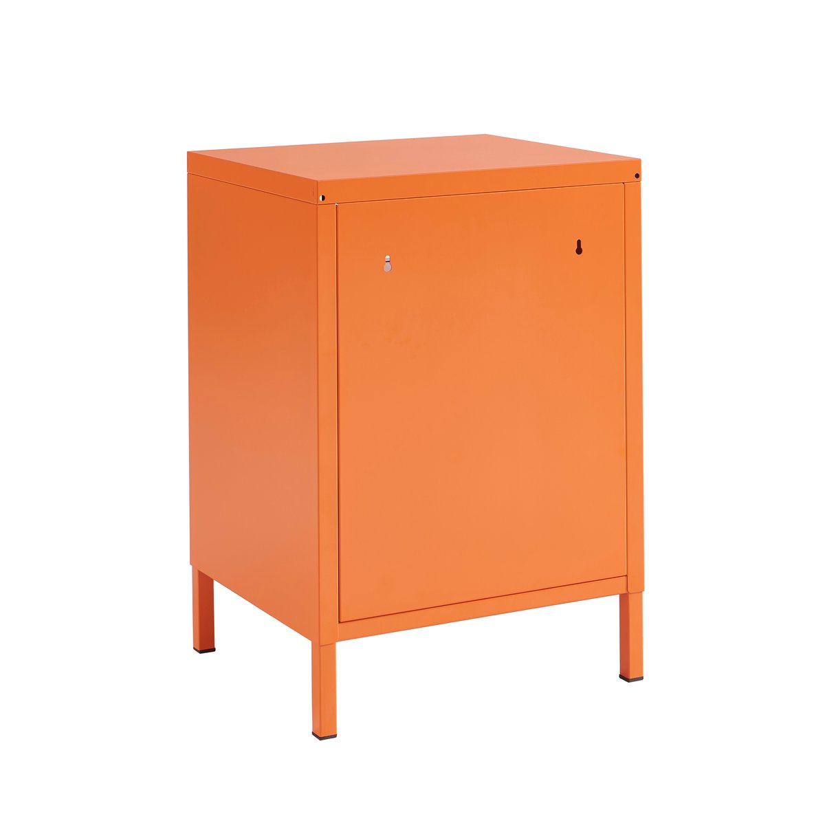 Table de chevet en acier orange / tcx 17-1360, PANTONE