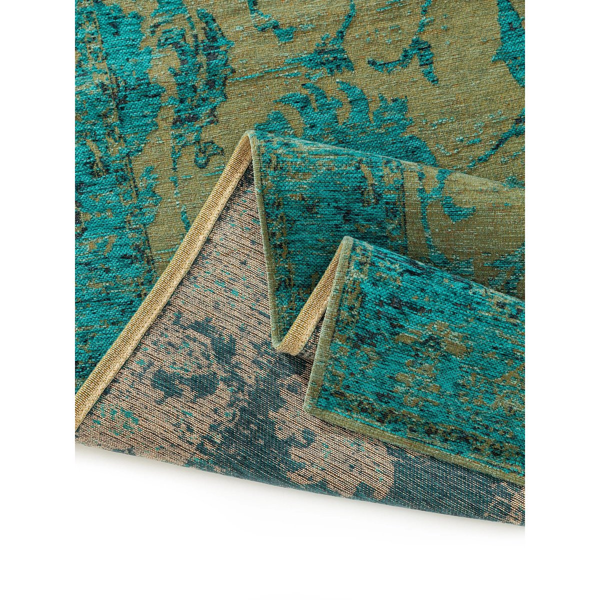 Tapis de couloir FRENCIE turquoise, BENUTA