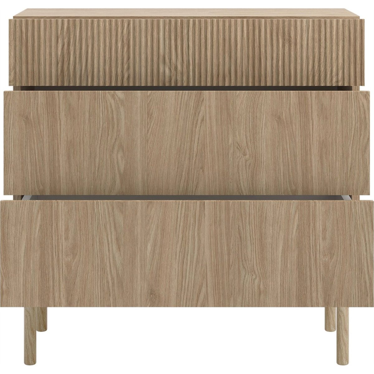 Commode NOLIE trois tiroirs chêne huilé, RECOLLECTION