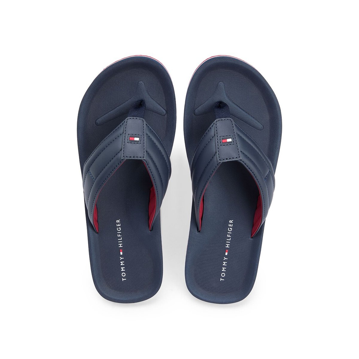 Tongs Padded Beach bleu marine, TOMMY HILFIGER