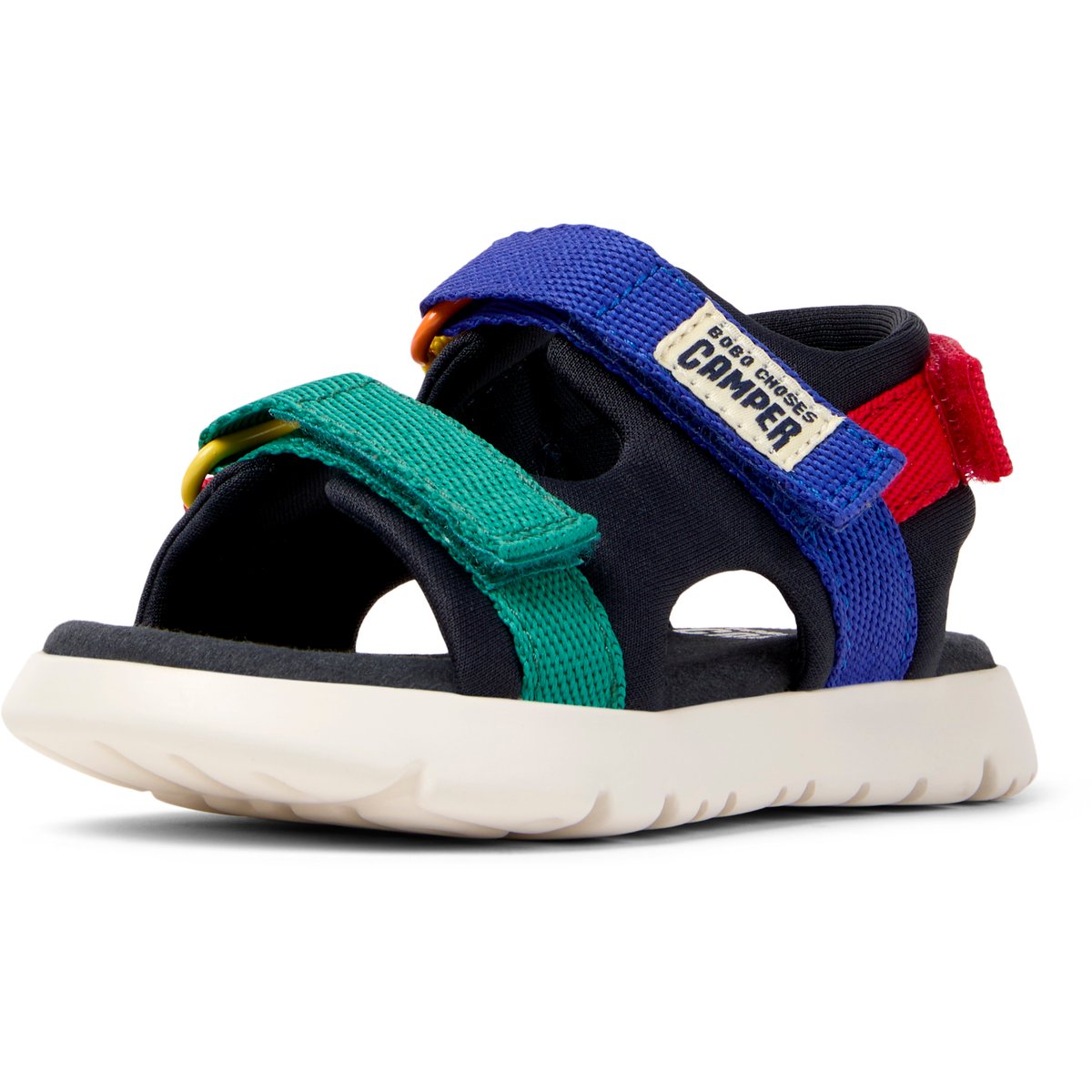 Sandales Oruga Twins bleu rouge, CAMPER