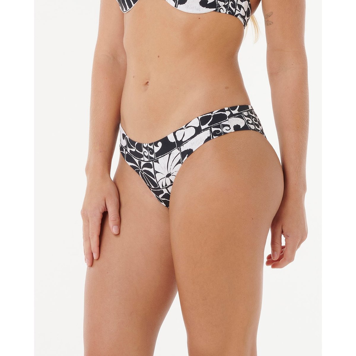 Bas de maillot de bain Tanga Artist Of The SEARCH noir délavé, RIP CURL