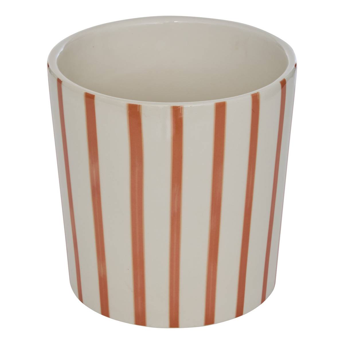 Set de 2 pots de fleurs en dolomite POOL orange, ATMOSPHERA