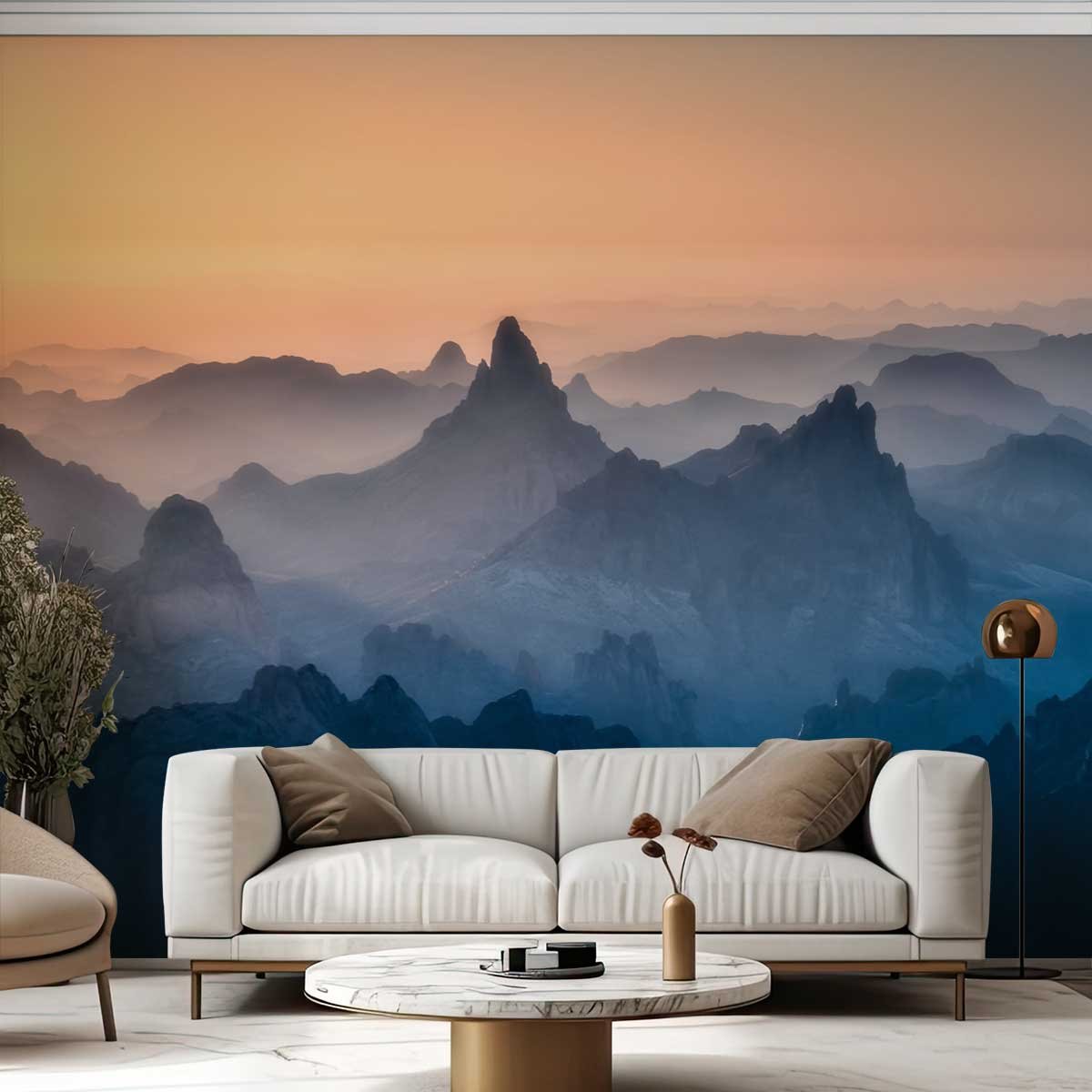 Papier peint soleil intissé, HEXOA