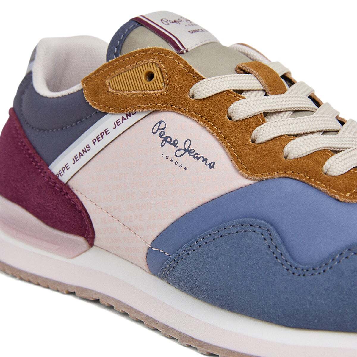 Baskets Combinées gris manhattan, PEPE JEANS