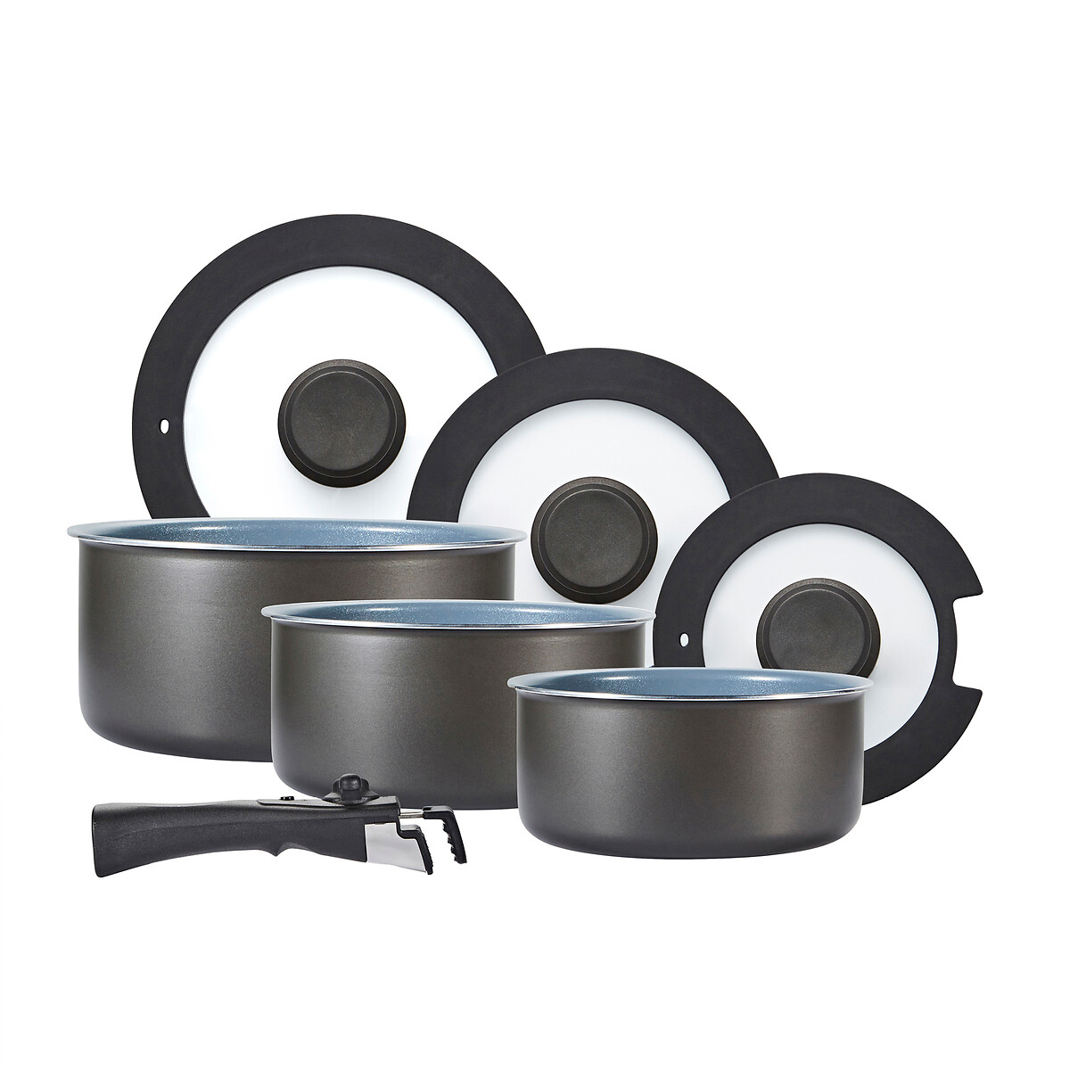 7-Piece Freedom Pan & Cookware Set graphite, TOWER