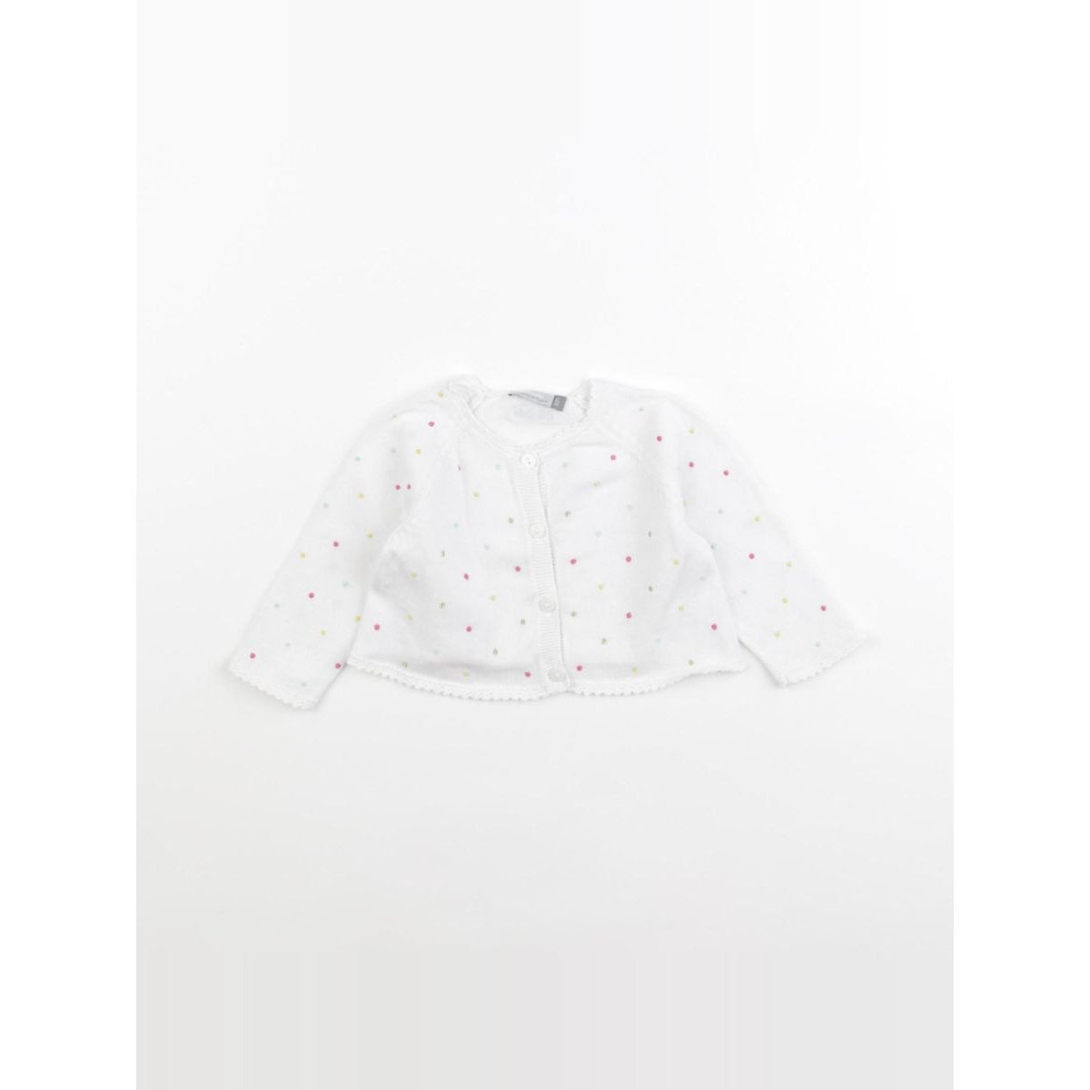 Gilet - Très bon état blanc, CATIMINI