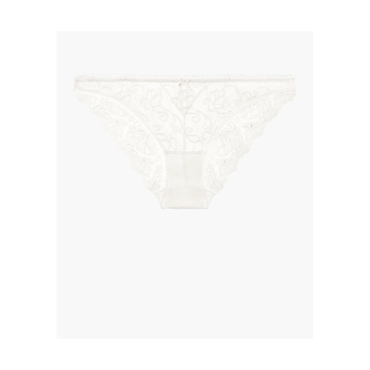 Culotte echancree mini-coeur Pour Toujours blanc, AUBADE