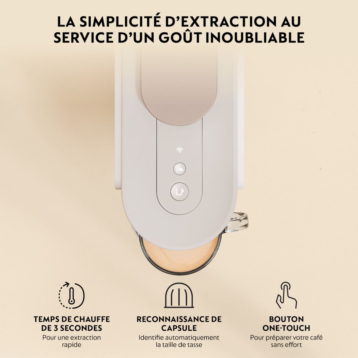 Nespresso vertuo Up ENV200.W couleur unique, DELONGHI