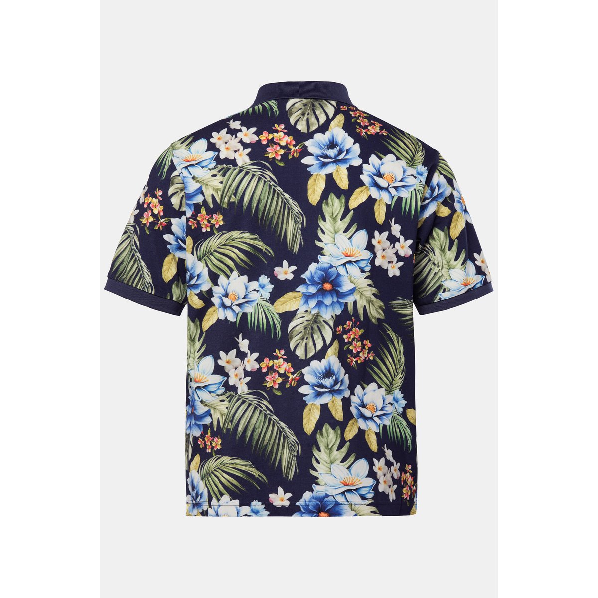 Polo en tissu piqué bleu marine, JP1880