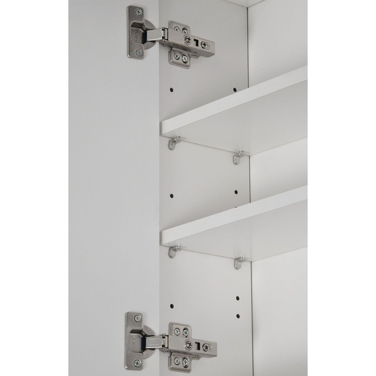 Armoire de toilette miroir rectangulaire 60cm blanc, MOB IN
