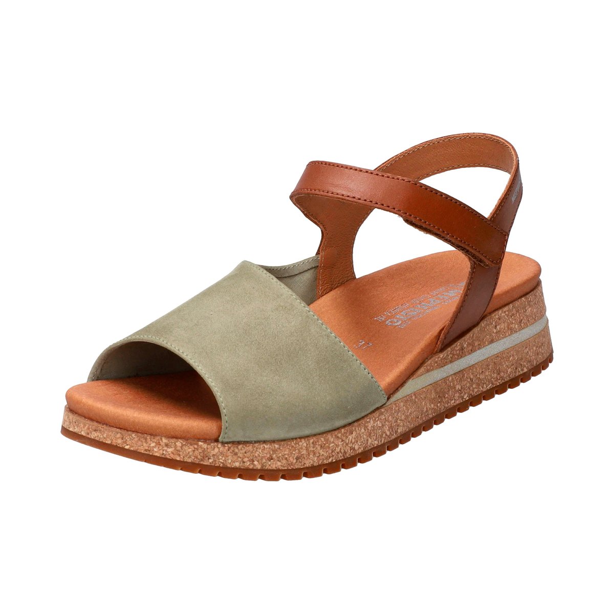 Sandales en cuir JOY vert 5139, MEPHISTO