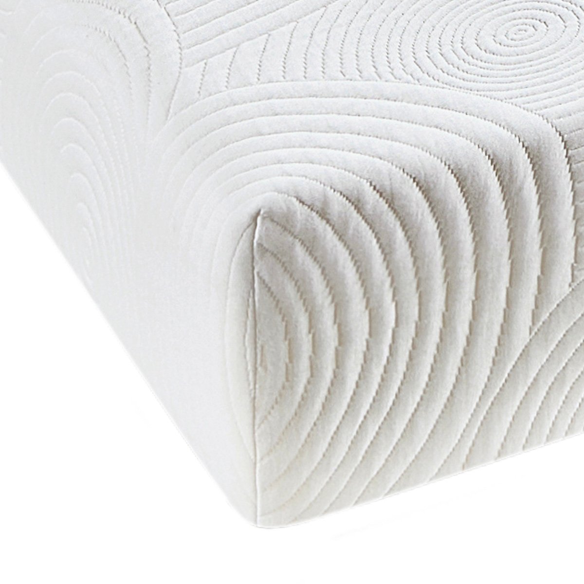 Matelas Mousse Hera 180x200 cm Accueil Mémoire de forme blanc, OLYMPE LITERIE