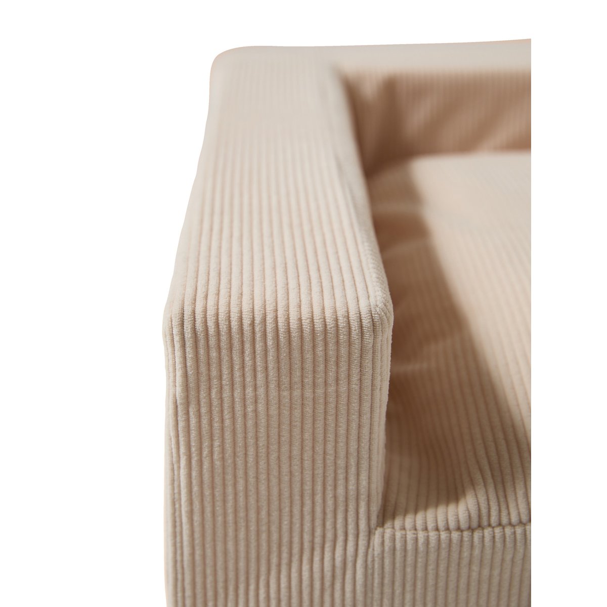 Sofa chien moyen velours côtelé couleur unique, VERTBAUDET