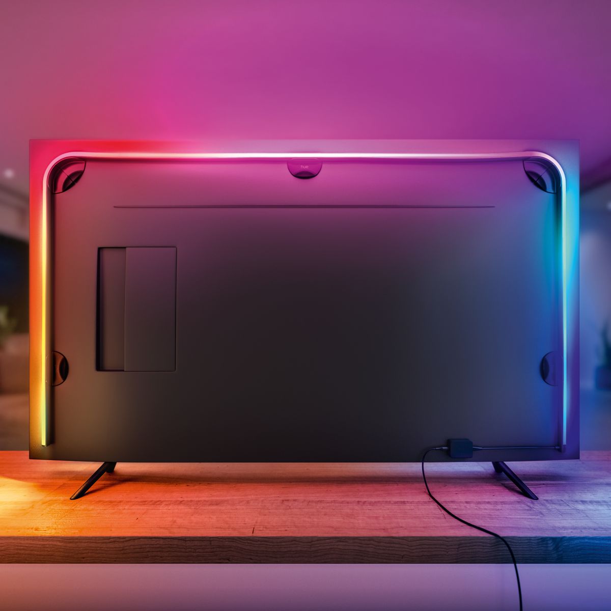 Bandeau LED Play Gradient TV55'' White&Color Ambianc couleur unique, PHILIPS HUE