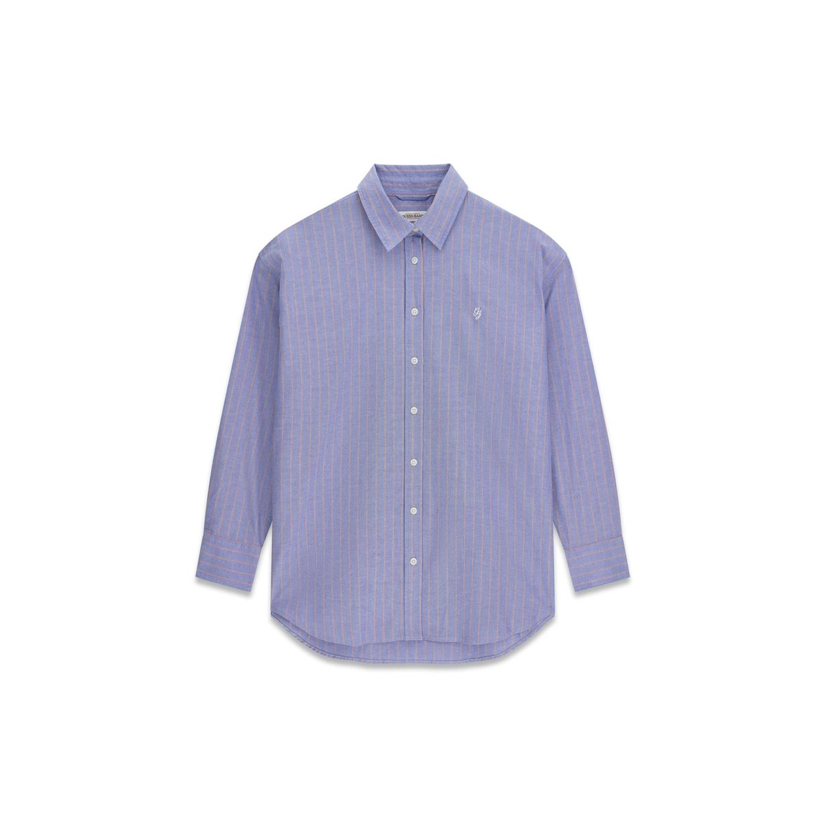 Chemise Oxford Oversize bleu ciel, GUESS