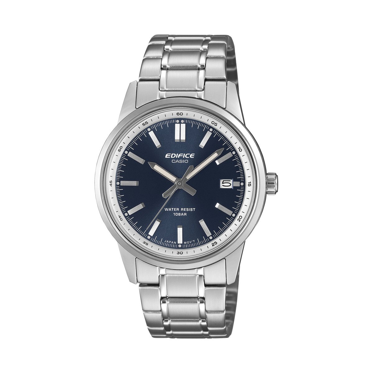 Montre Analogique EDIFICE argenté bleu argenté, CASIO