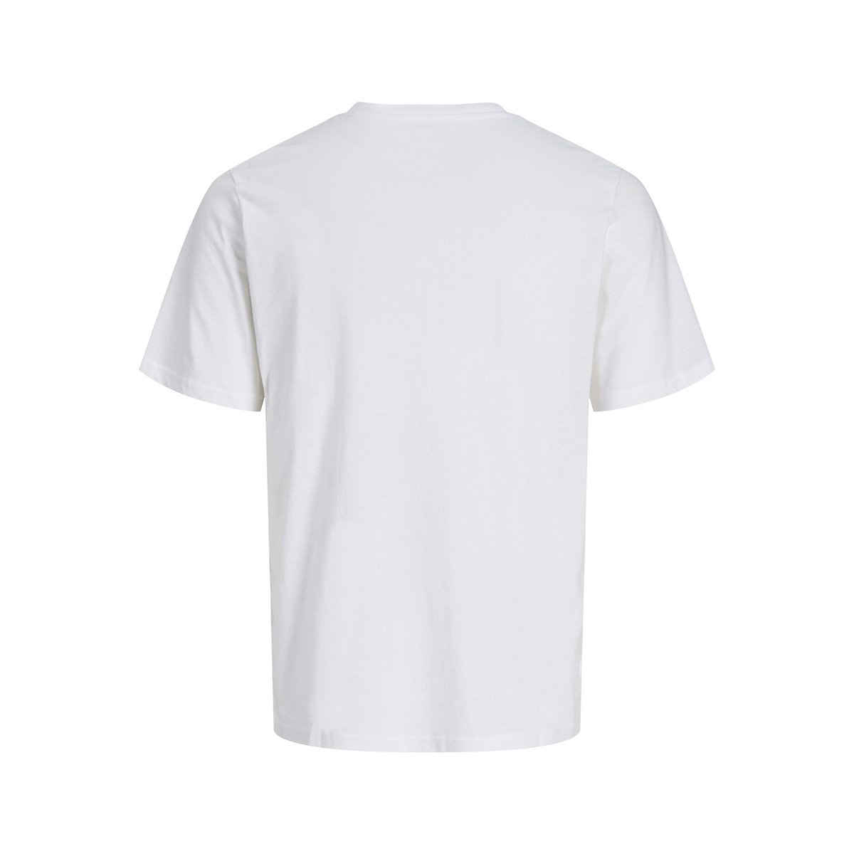 T-shirt de mangas curtas e gola redonda, Tom branco, JACK & JONES