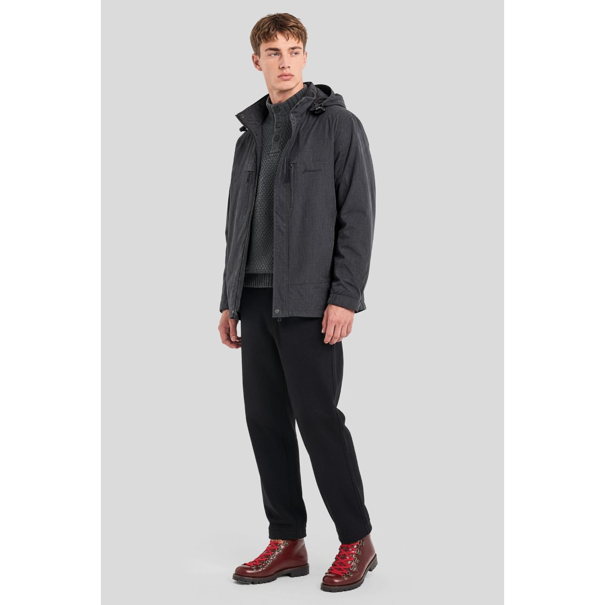 Parka imper-respirante HIKER gris chine, BERMUDES