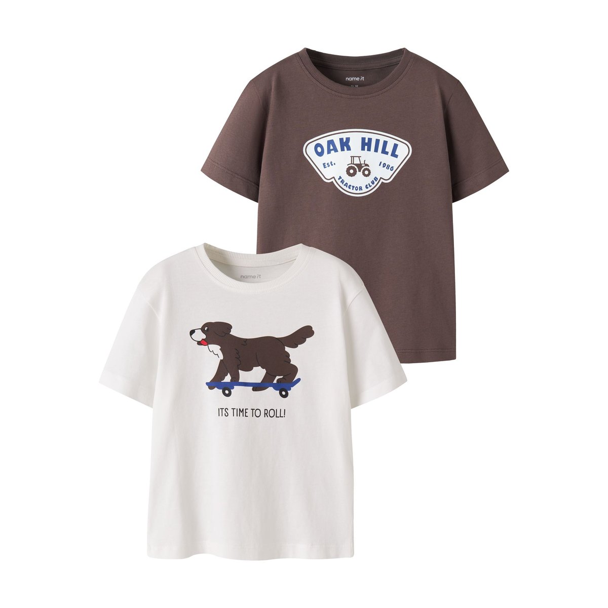 T-Shirt blanc - wispy clouds, NAME IT