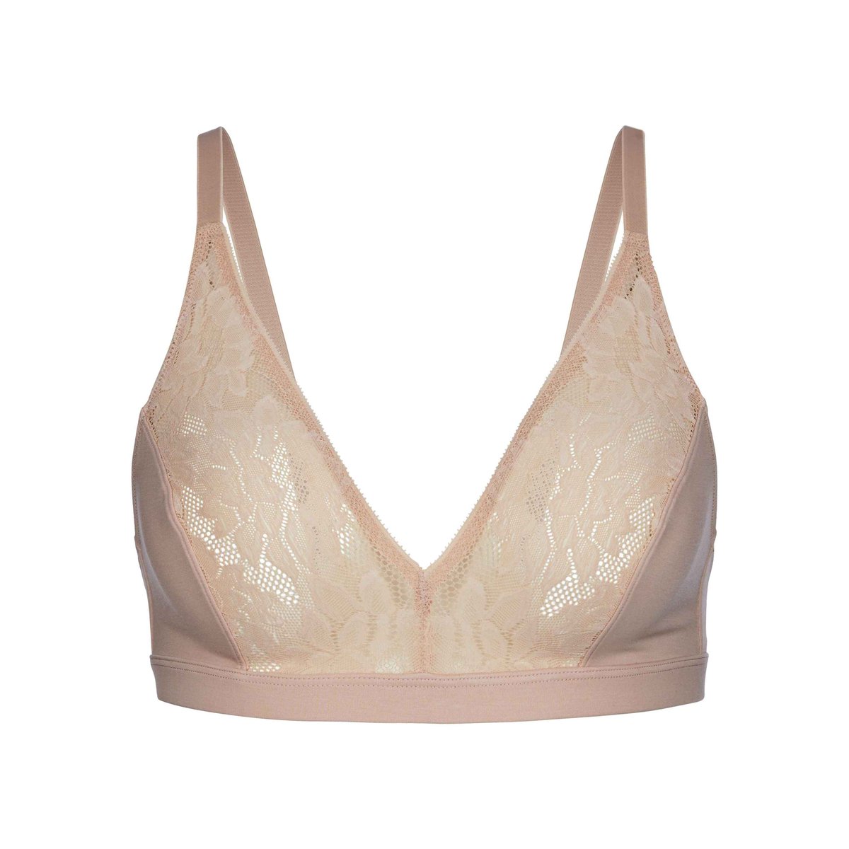 Soutien-gorge soft sans armatures, Cradle to Cradle Certified® Modal NATURAL SKIN LACE rose teint, CALIDA
