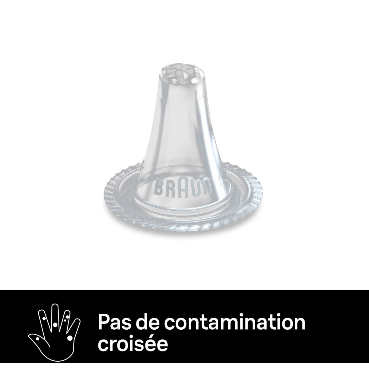Embout thermomètre LF40 couleur unique, BRAUN