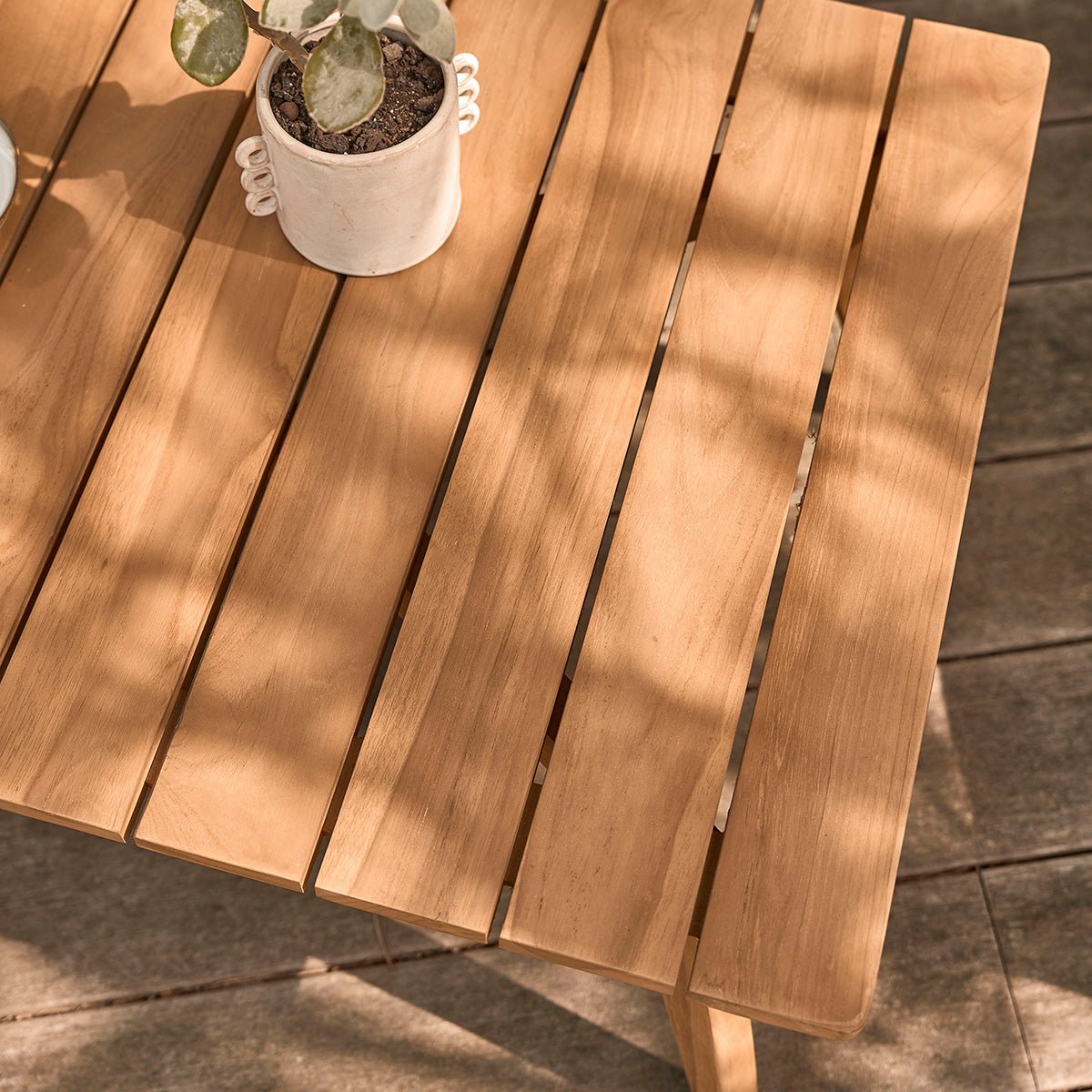 Table basse de jardin en teck massif  BARI naturel, BERAH GETAH