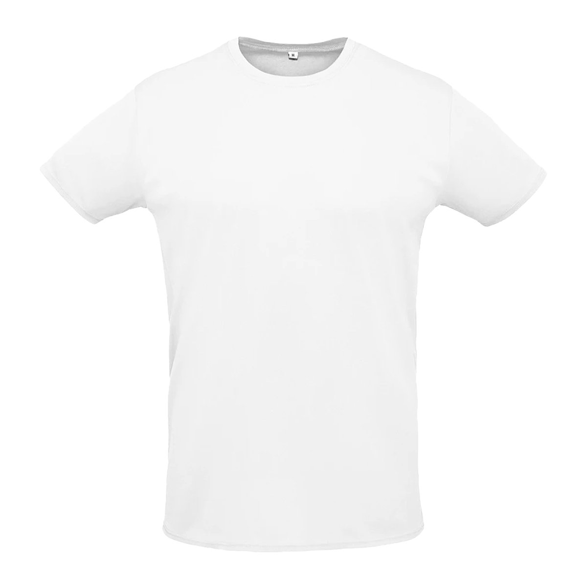 T-shirt uni manches courtes SPRINT blanc, SOLS