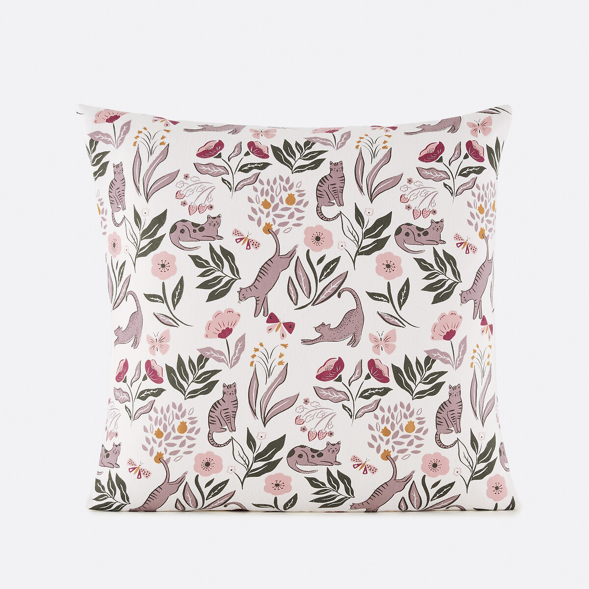 Funda de almohada infantil de franela, Elona violeta, LA REDOUTE INTERIEURS