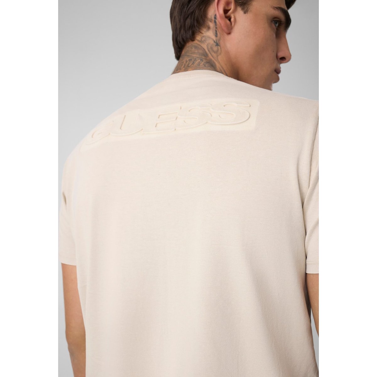 T-Shirt Avec Logo gris, GUESS
