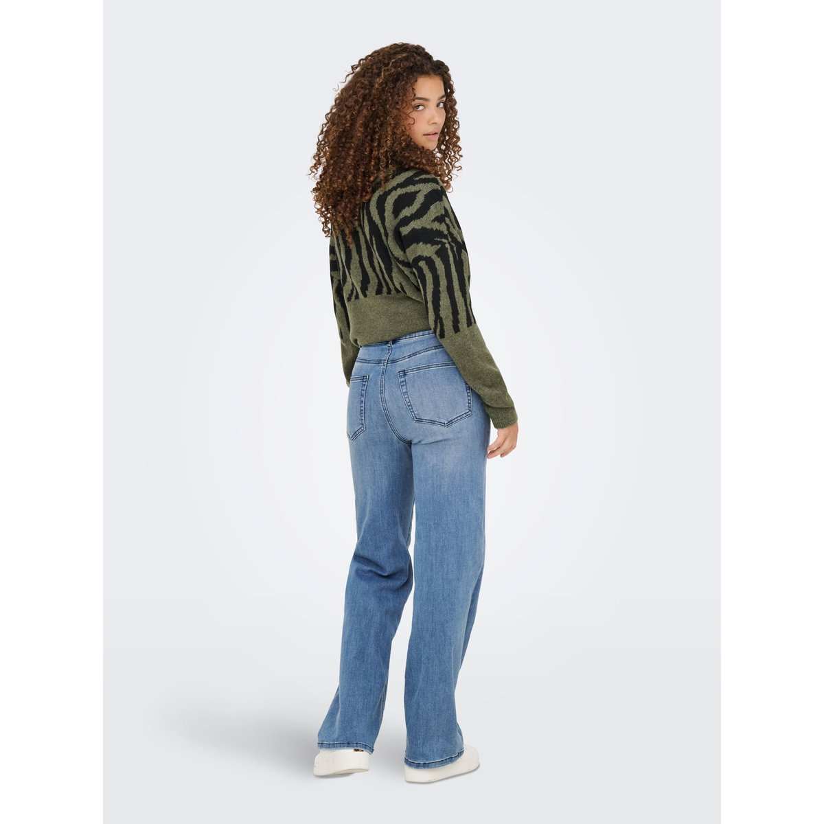 Jean À Jambe Large medium blue denim, ONLY