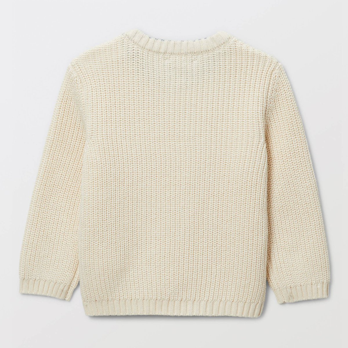 Pull avec patch en coton naturel, BOUT'CHOU