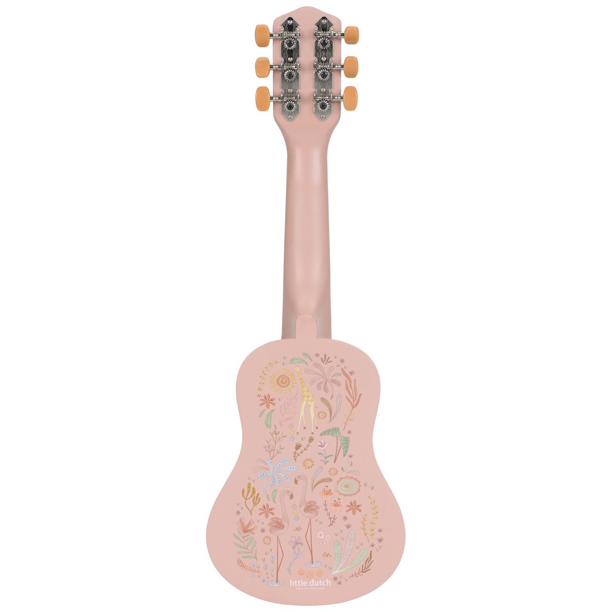 Guitare rose, bois, LITTLE DUTCH