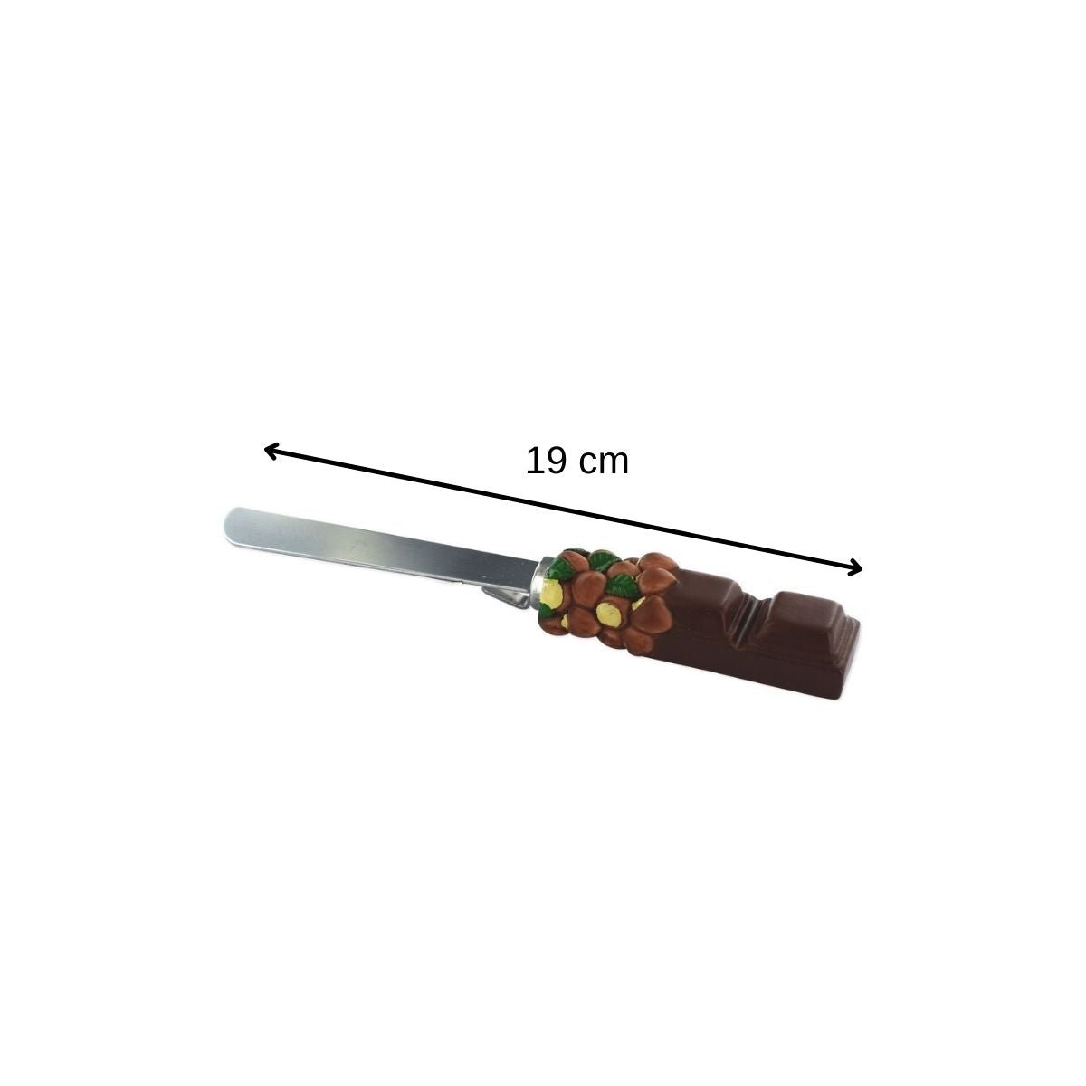 Set de 6 ustensiles de cuisine spatule à tartiner DISPLAY inox|marron, FACKELMANN
