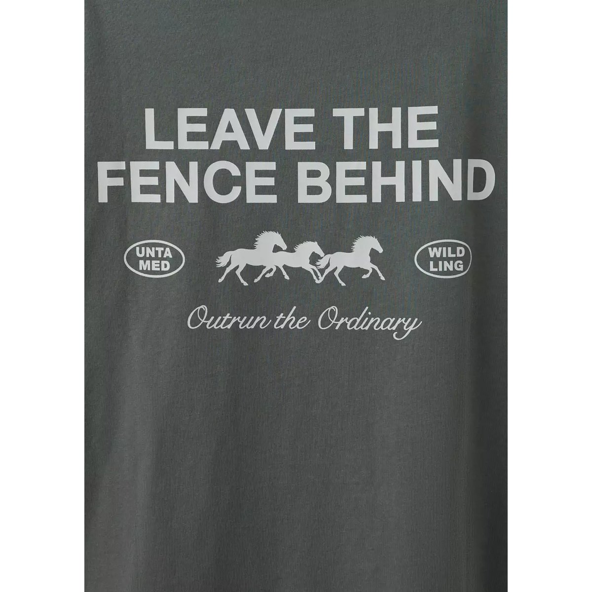 T-shirt 100% coton brodé vert foncé, MANGO TEEN