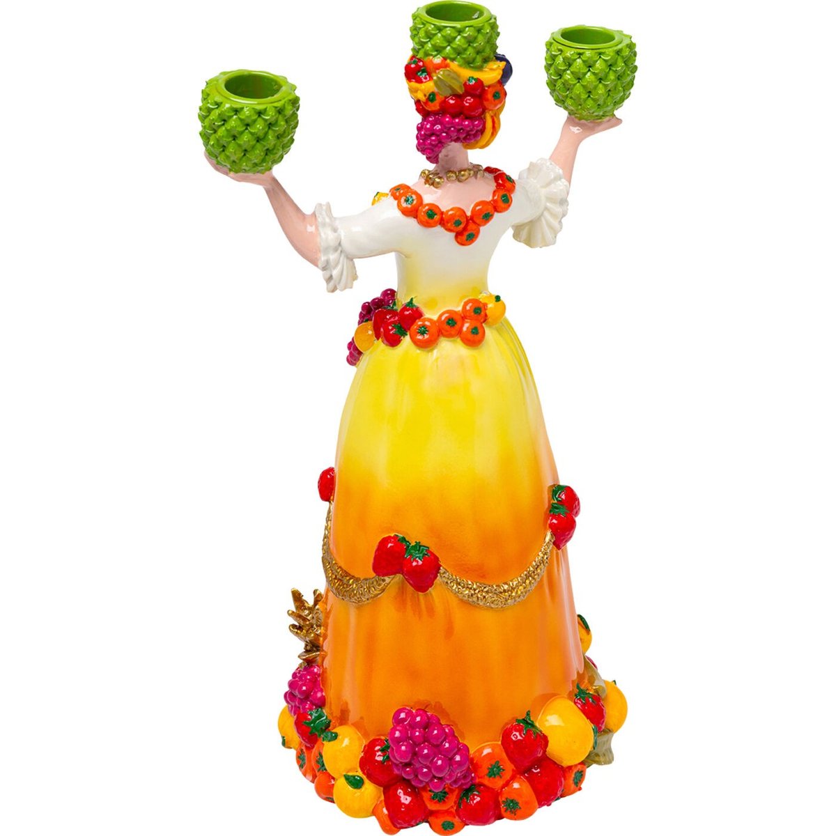 Chandelier femme et fruits orange, KARE DESIGN