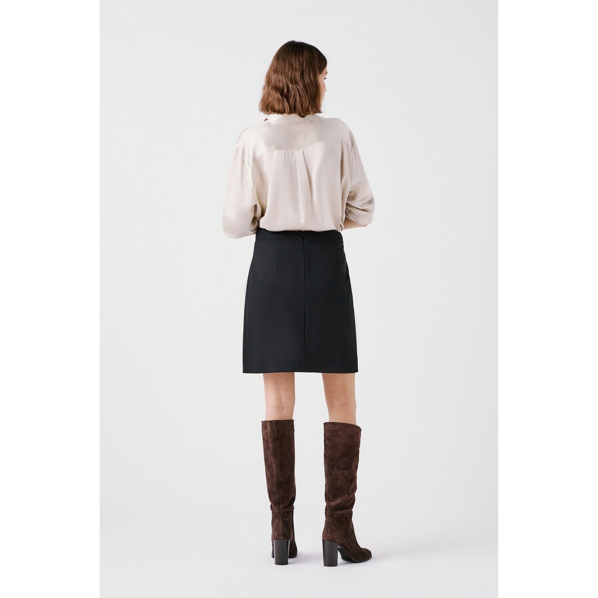 Jupe courte élégante JADDY noir, CAROLL