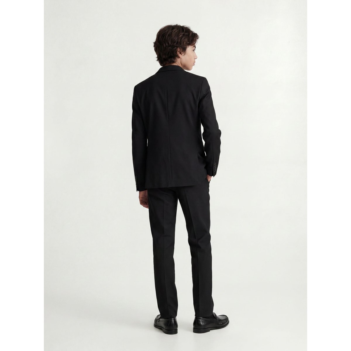 Blazer Croisé black 1, JACK & JONES JUNIOR