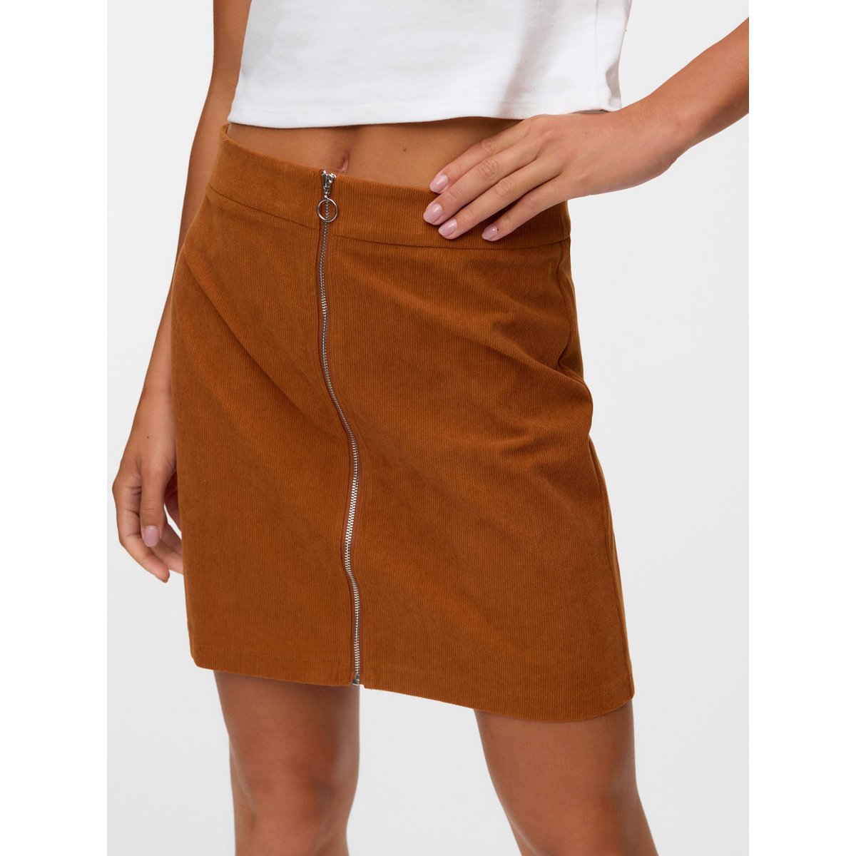Jupe Courte marron - glazed ginger, VERO MODA