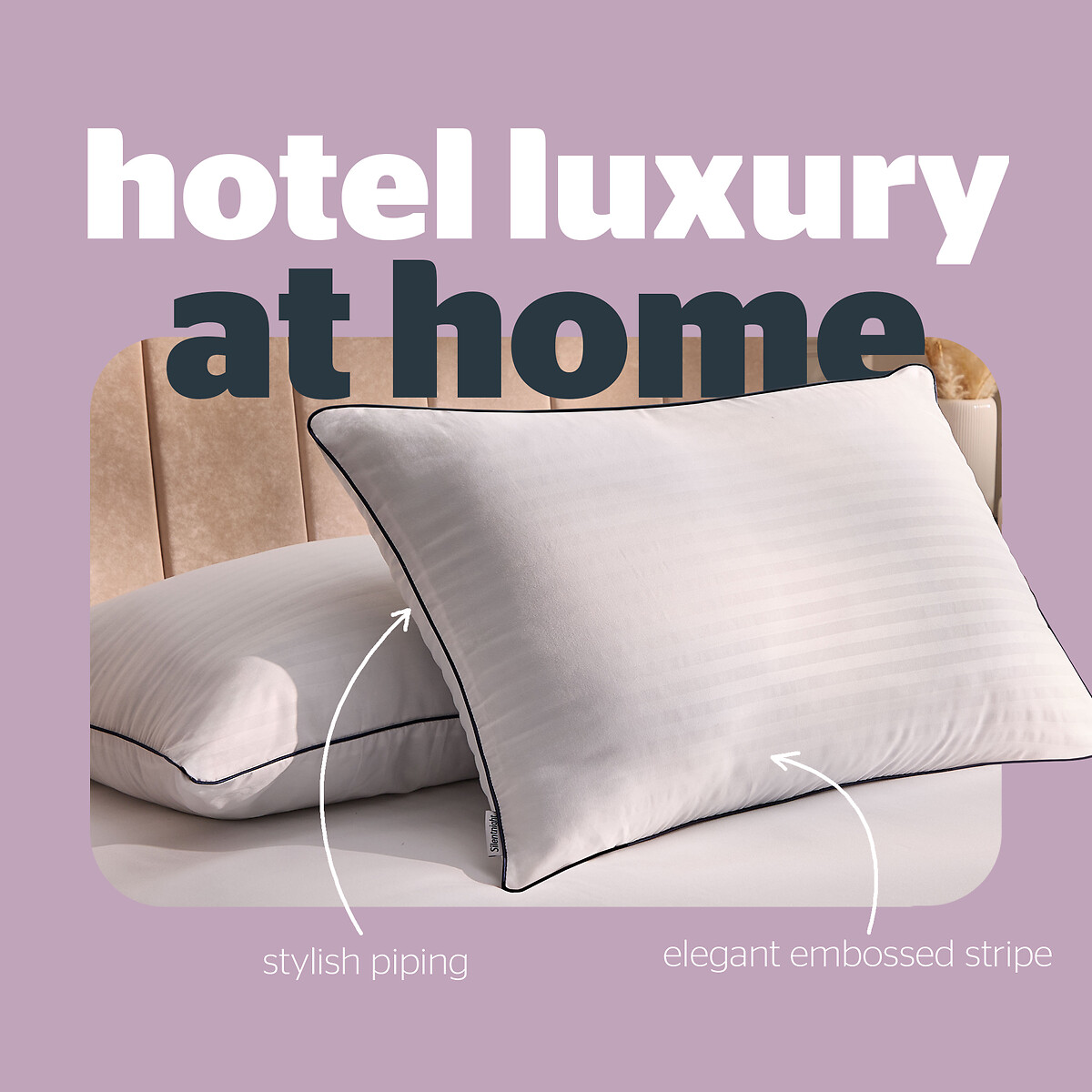 Hotel Collection Pillow Pair white, SILENTNIGHT