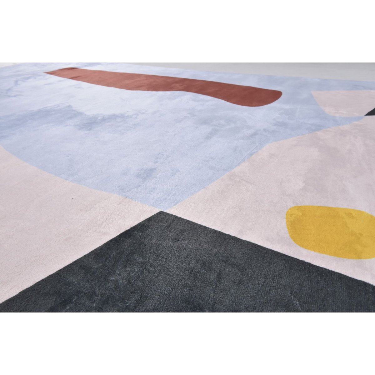 Tapis de salon imprimé - SHAPES bleu multicolore, TOM TAILOR