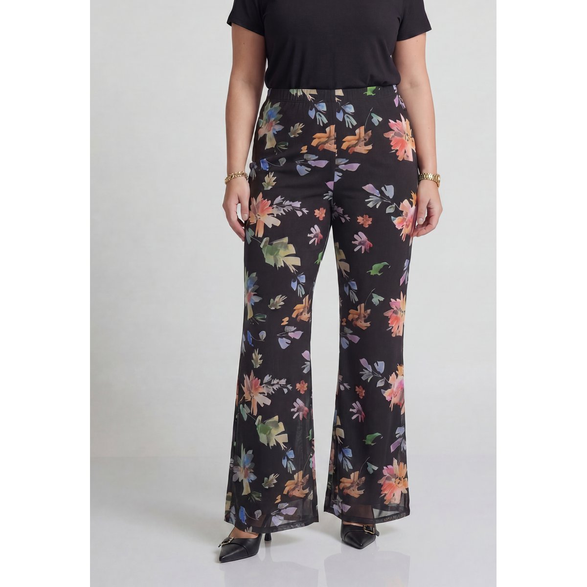 Pantalon imprimée multi, YOEK