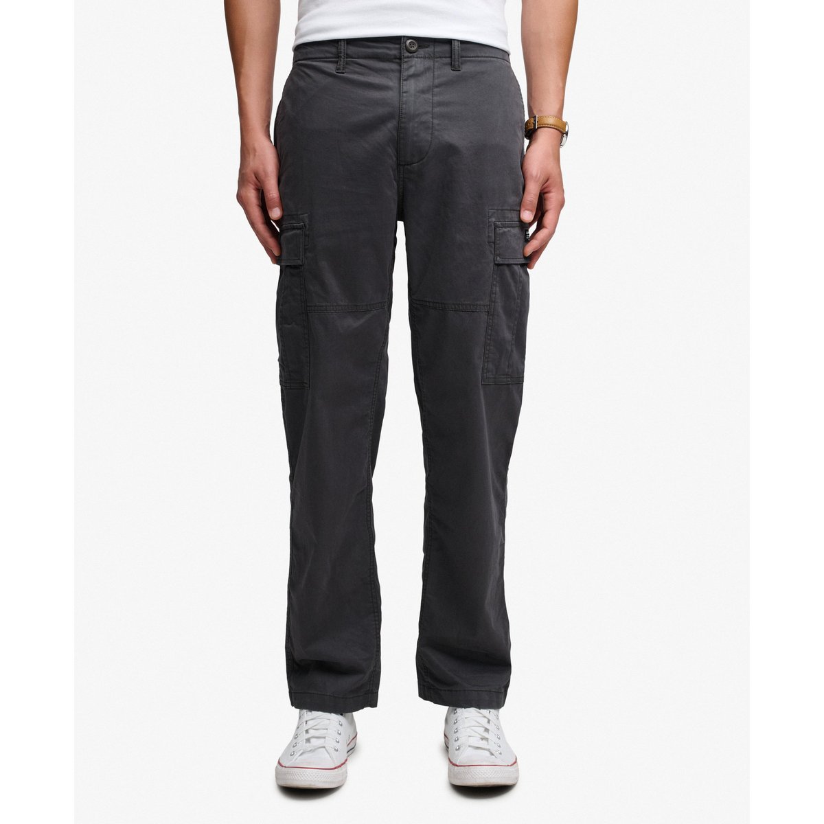Pantalon Cargo Fuselé Regular blackboard, SUPERDRY