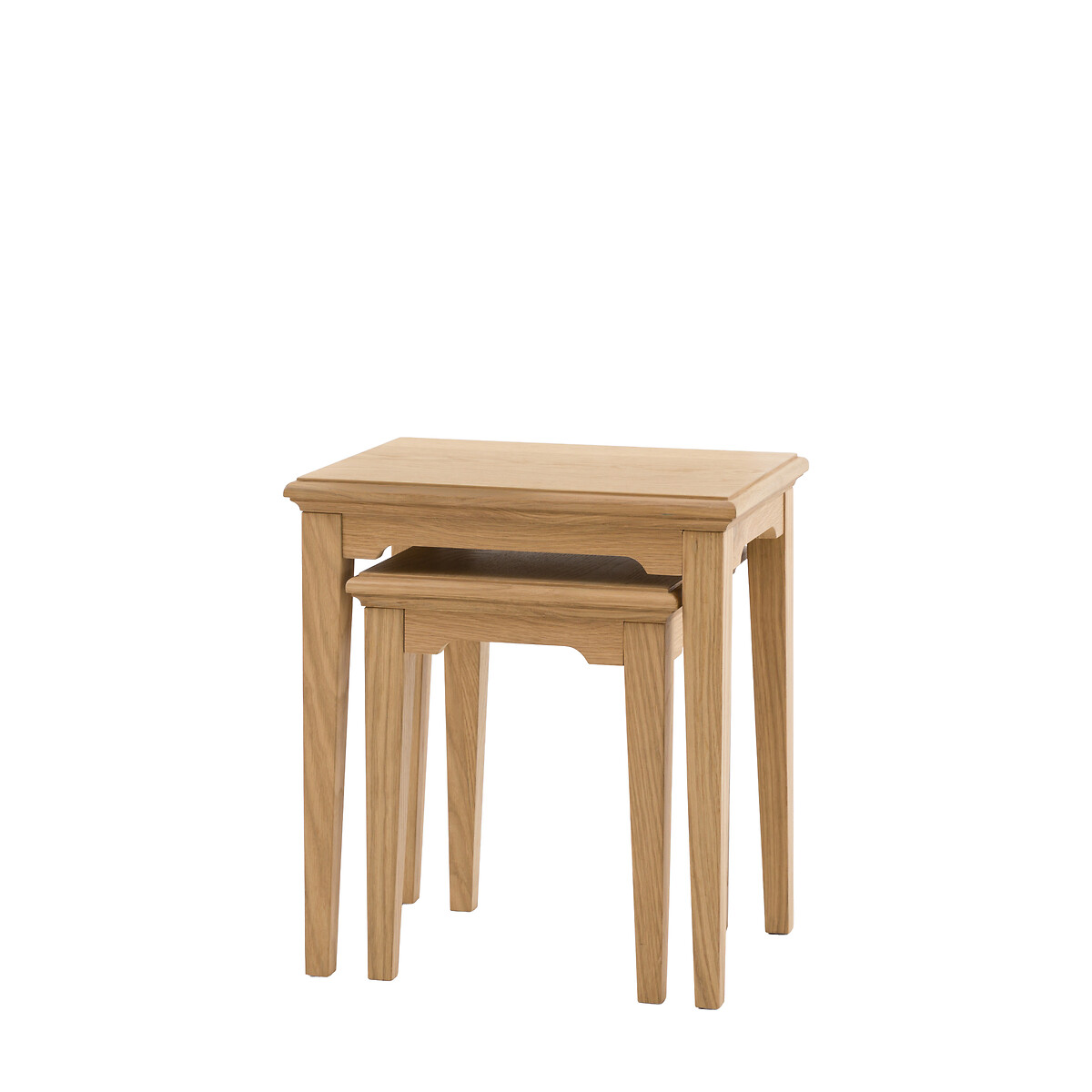 Harriet Oak Nesting Side Tables (Set of 2) light oak wood, SO'HOME