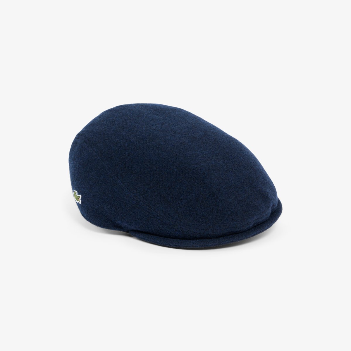 Béret en feutre de laine bleu-166, LACOSTE