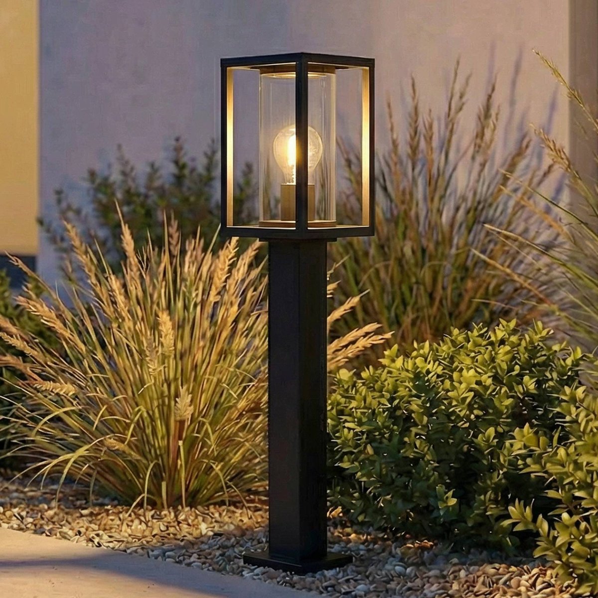 Luminaire extérieur en aluminium moderne anthracite, LUCANDE