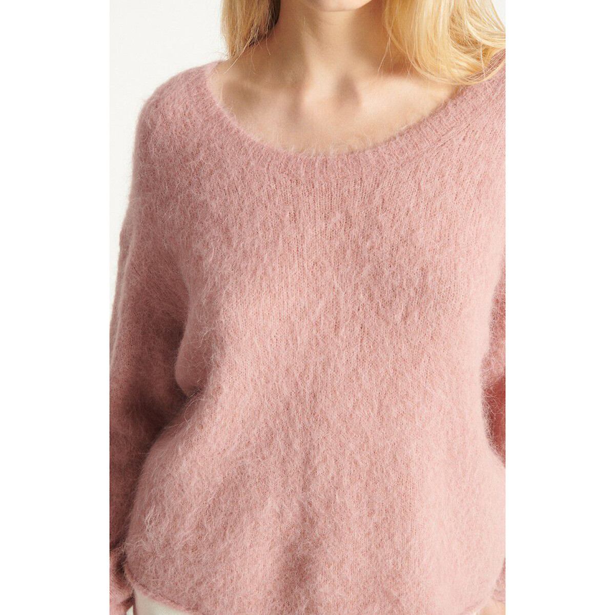 Nuny Crew Neck Jumper with Long Sleeves dusty pink, AMERICAN VINTAGE